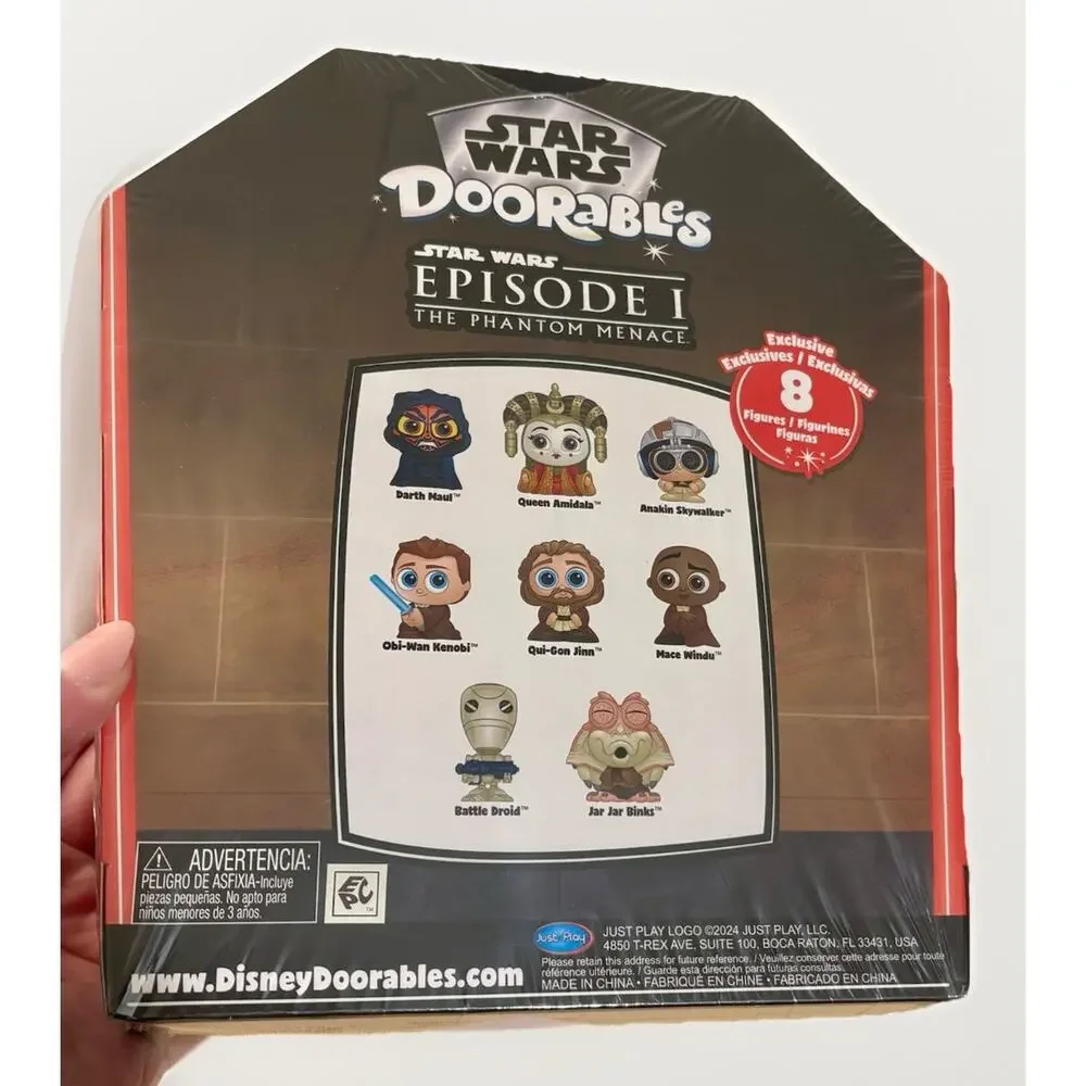 NEW DISNEY DOORABLES Star Wars Ep.1 Phantom Menace Collection MINI FIG x8 SEALED